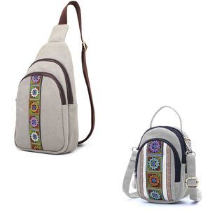 Canvas Sling Backpack Purse and Small Crossbody bags🫵
